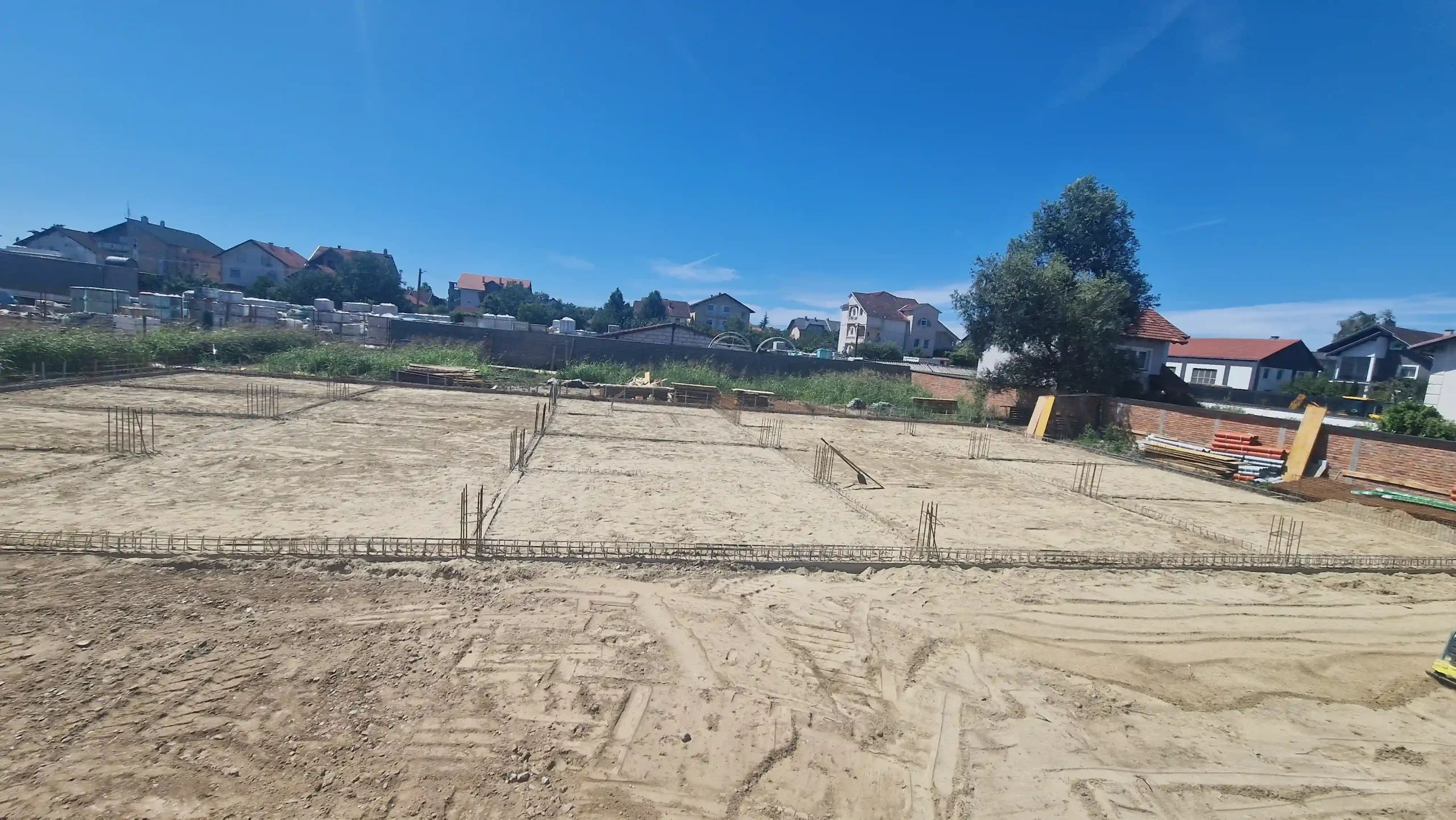 Iskop i tamponiranje temelja